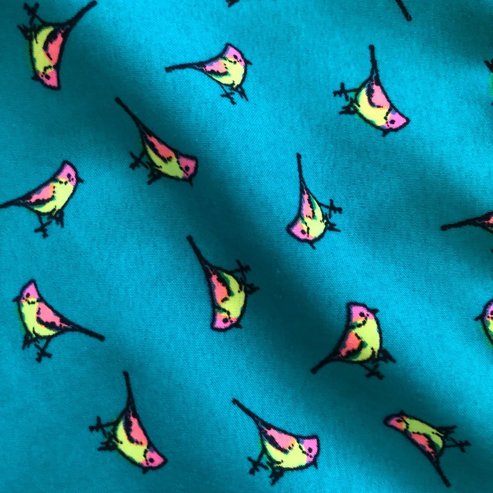 Turquoise Bird Blouse - Picture 5 of 8